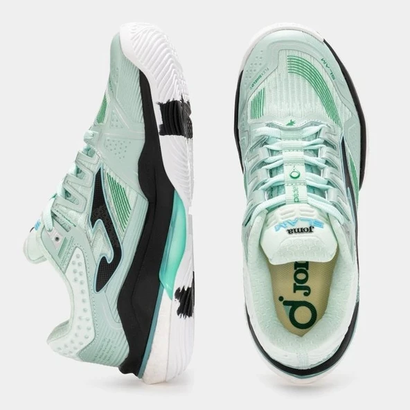 Joma Slam Kadın Turkuaz Toprak - Sert Kort Tenis & Padel Ayakkabısı TSLALS2527OM - Resim 3