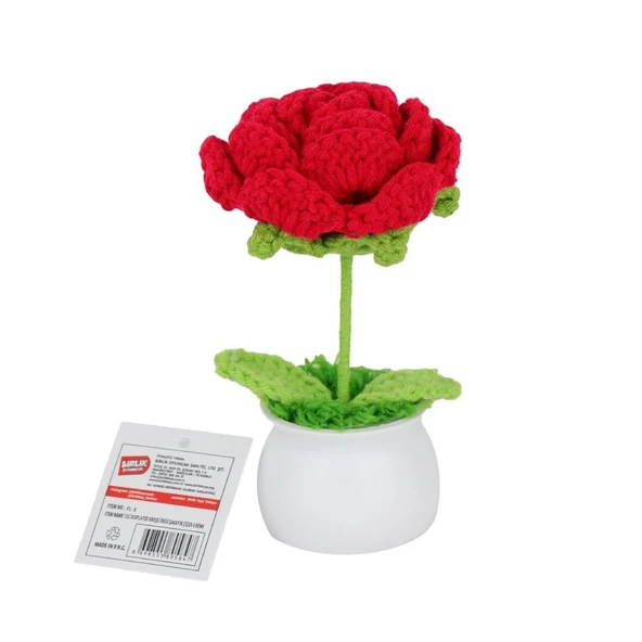 FL-5 Kroşe Örgü Şakayık Çiçek -Birliktoys - 10