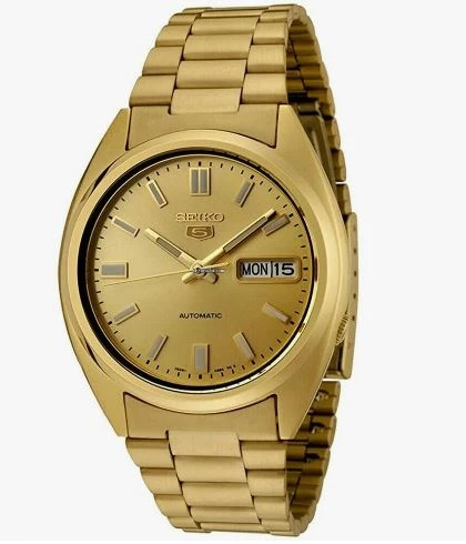 Seiko 5 SNXS80K1 Otomatik Çelik Altın Rengi 39 mm Erkek Kol Saati - Resim 2