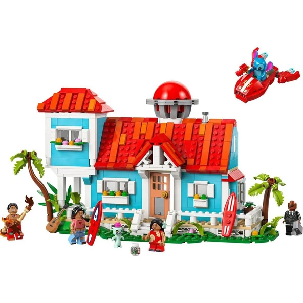 43268 Lego Disney Lilo ve Stiç Plaj Evi 834 parça +9 yaş - 7