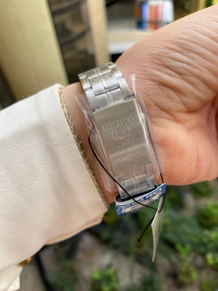 Seiko 5 Japan SNK563J1 39 mm Gri Çelik Erkek Kol Saati - 6