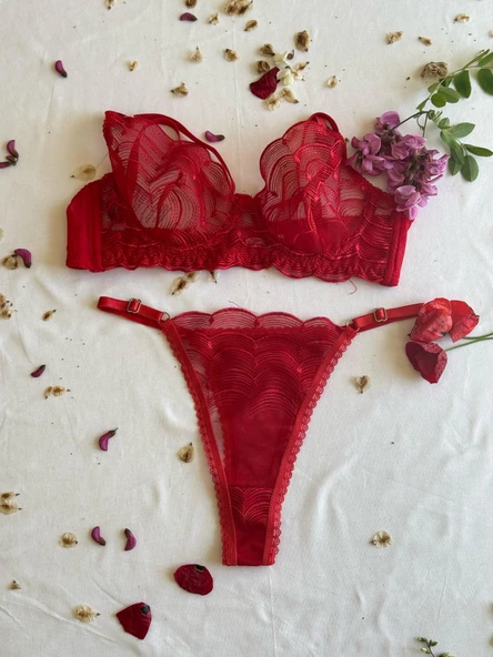 LOVE SECRET Dantelli Sütyen Bralet Takım(Sütyen&Tanga) Kadın İç Giyim
