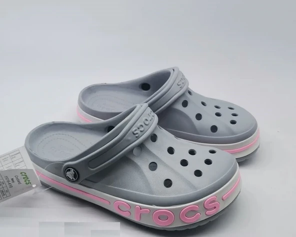Crocs Bayaband Clog  Gri - Pembe