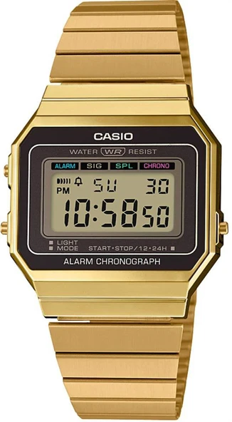 CASIO A700WG-9ADF RETRO ERKEK KOL SAATİ - Resim 2