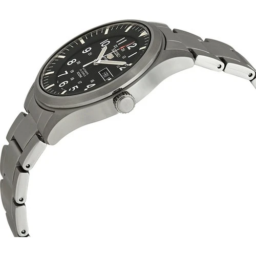 Seiko 5 SNZG13K1 Otomatik Çelik Gri Siyah Kadran 10 ATM 42 mm Nato Kordon Hediyeli Erkek Kol Saati - 2