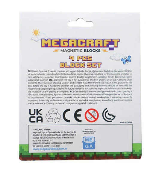 Megacraft 9 Parça Yaprak Çimen Blok - Resim 3