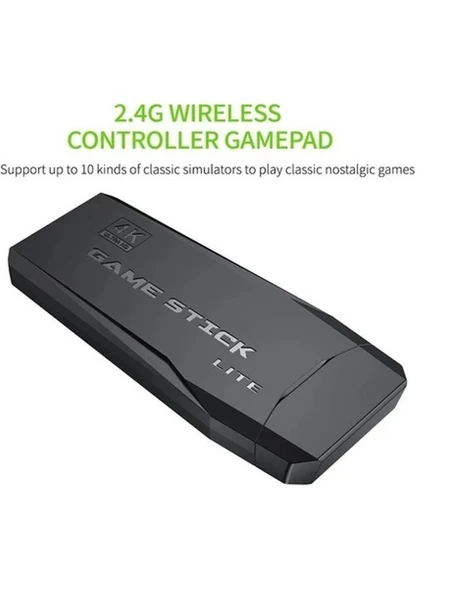 Serreha Video Retro Oyun Konsolu 2.4g Hd 10000 Oyunlu Atari M8 - 3