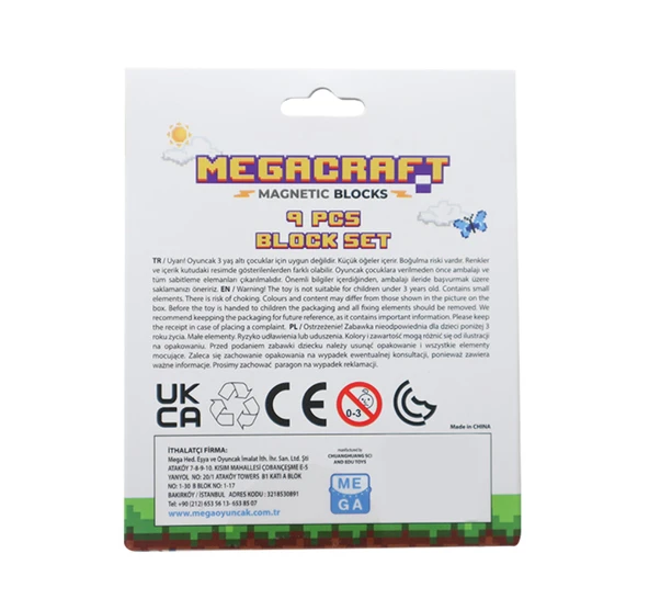 Megacraft 9 Parça Çimenli Toprak Blok - 3