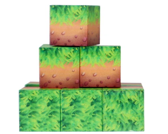 Megacraft 9 Parça Çimenli Toprak Blok