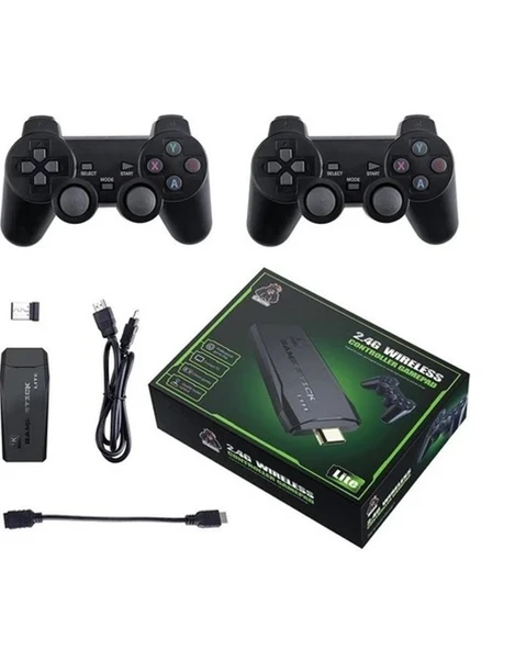 Serreha Video Retro Oyun Konsolu 2.4g Hd 10000 Oyunlu Atari M8