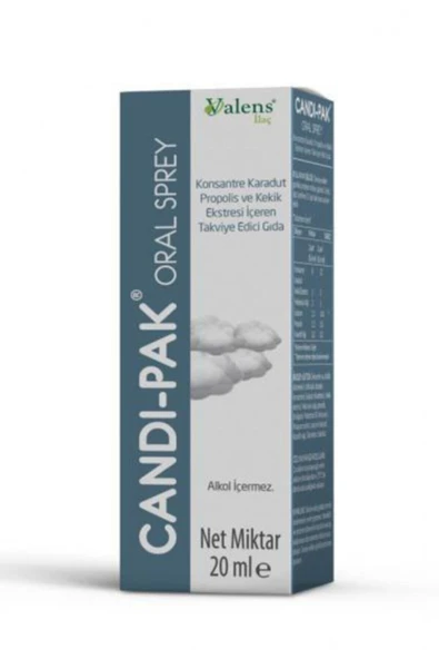 Valens Candi Pak Oral Sprey 20 ml ürün görseli