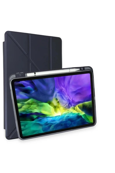 iPad Pro 11 (2024) Uyumlu Standlı Kalemlikli Tablet Kılıfı 5 Kullanım Modu - 7
