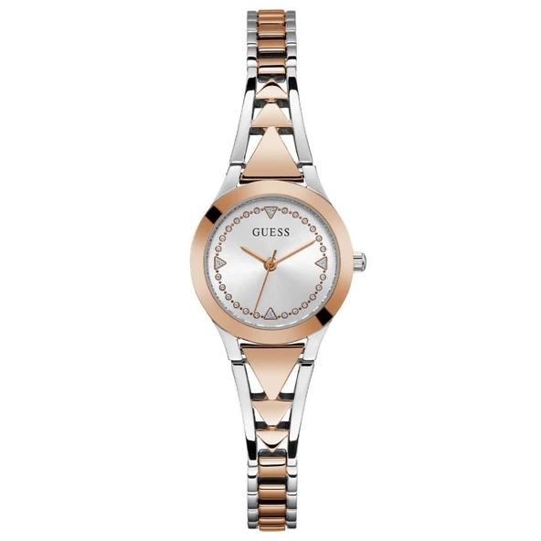 Guess GUGW0609L3 26 mm Rose Gold/Metalik Gri Çelik Kordon Kadın Kol Saati ürün görseli 1