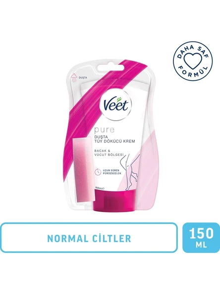 Veet Duşta Tüy Dökücü Krem Bacak ve Vücut Bölgesi Normal Ciltler 150 ml