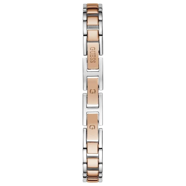Guess GUGW0609L3 26 mm Rose Gold/Metalik Gri Çelik Kordon Kadın Kol Saati - Resim 4