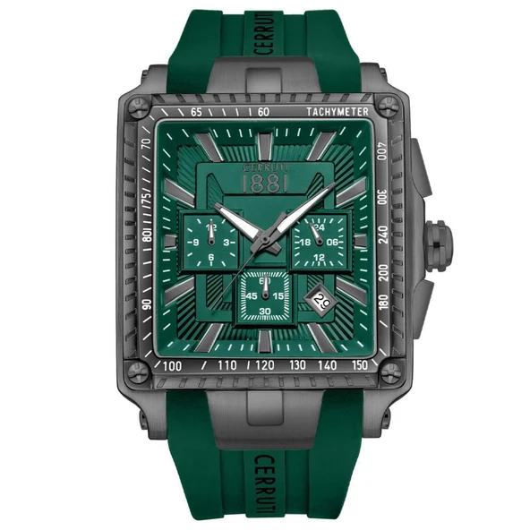 Cerruti 1881 CIWGO0018504 43 mm Yeşil Erkek Kol Saati