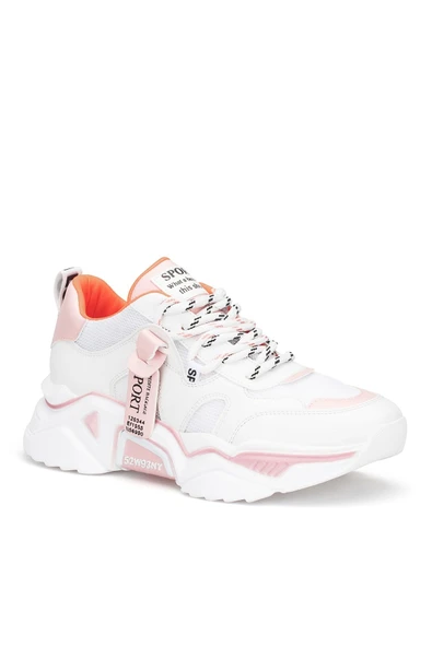 Dark Seer Kadın Beyaz Pudra Sneaker - 4