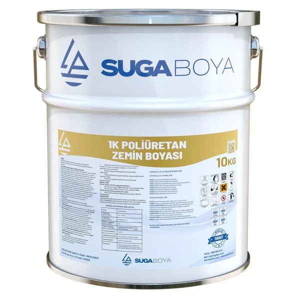SUGA  1K POLİÜRETAN ZEMİN BOYASI 10 KG