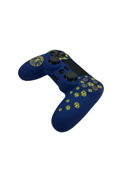 PS4 DualShock Joystick Koruyucu Chelsea Desenli Silikon Kılıf - 3