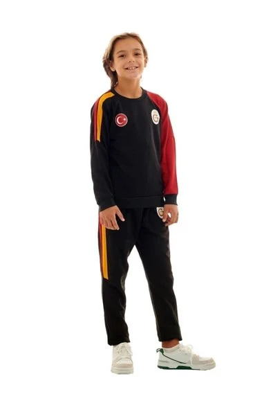 Galatasaray Orijinal Lisanslı Çocuk Eşofman Takımı Spor Okulları