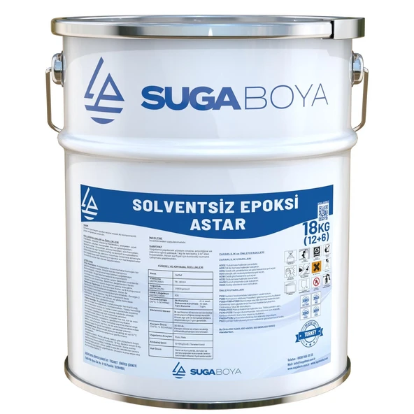 SUGA SOLVENTSİZ EPOKSİ ASTAR (12+6) 18 KG
