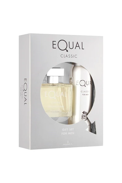 Equal Classic Gift Set For Men - EDT 75 ml + Deodorant 150 ml