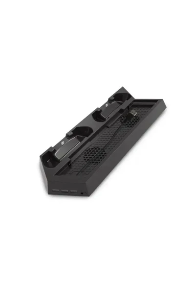 Ps4 FAT/Ps4 Slim/Ps4 PRO Uyumlu Soğutucu Fan Joystick Şarj Dikey Stand - 6