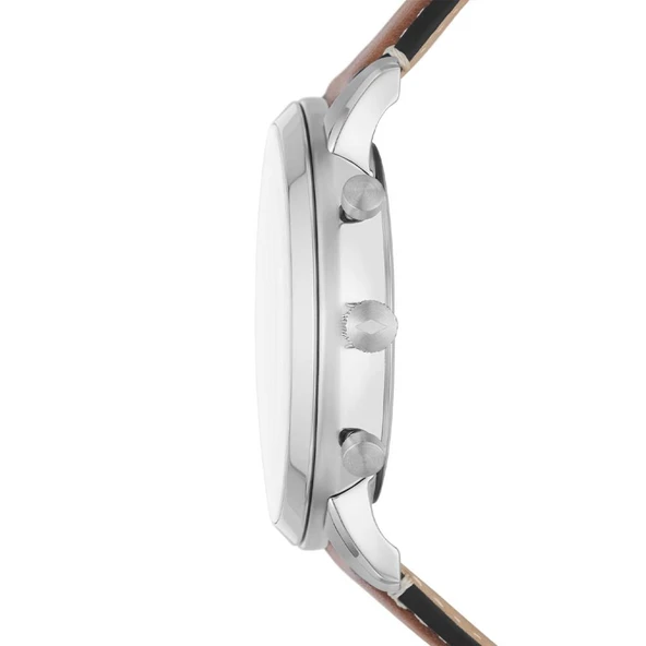 Fossil FFS5963 Quartz Deri Kahverengi Yeşil Kadran 42 mm Erkek Kol Saati - 2
