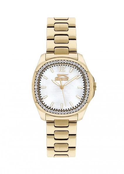 Slazenger SL.09.2238.3.06 Quartz Çelik Altın Rengi 34 mm Kadın Kol Saati - 3