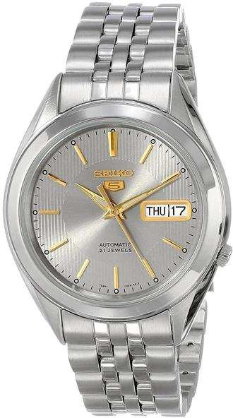 Seiko 5 SNKL19K1 Otomatik Çelik Gri 39 mm Erkek Kol Saati - 3
