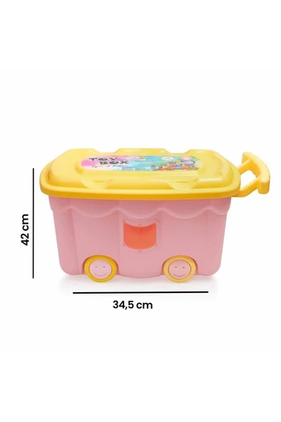 Bee Home Oyuncak Kutusu - Pembe - 8