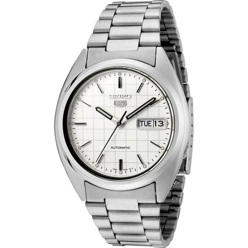 Seiko 5 SNXF05K1 39 mm Gri Çelik Otomatik Erkek Kol Saati - 2
