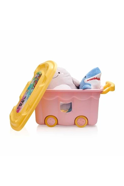 Bee Home Oyuncak Kutusu - Pembe
