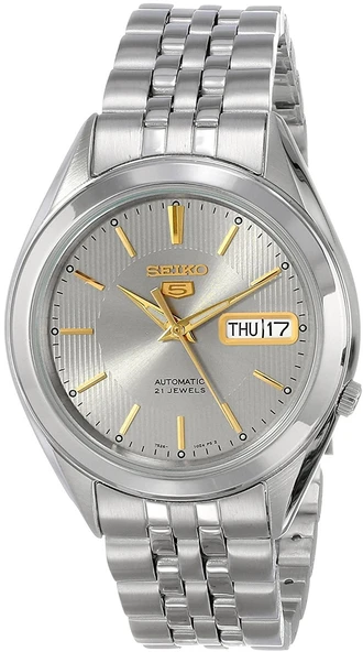 Seiko 5 SNKL19K1 Otomatik Çelik Gri 39 mm Erkek Kol Saati - 2