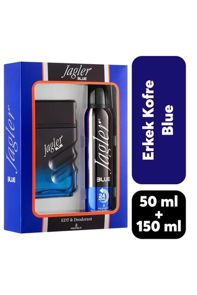 Jagler Blue Kofre - EDT 90 ml + Deodorant 150 ml