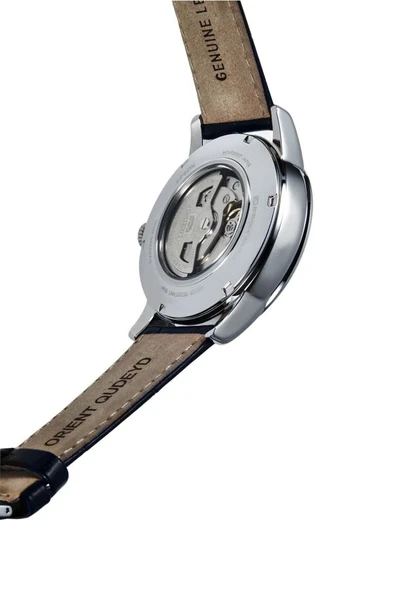Orient RA-AK0011D30B Sun&Moon Kurmalı Otomatik Deri Lacivert Safir Cam 43 mm Erkek Kol Saati - 3