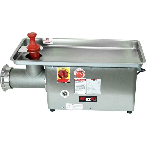 Enazon 22 No Et Kıyma Makinesi (380 Volt) 1,5 Kw 2,0 Hp  - Sucuk Hunisi Hediyeli - Resim 2