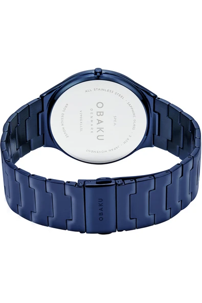 Obaku Denmark V290GXLLSL Quartz Safir Kristal 42 mm Erkek Kol Saati - 9
