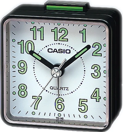 Casio TQ-140-1BDF Quartz Siyah Masa Saati - 2