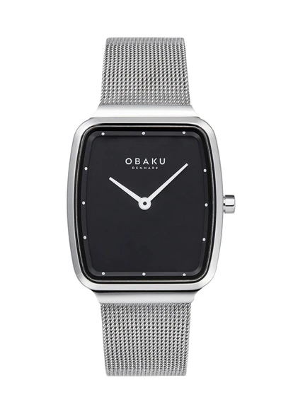 Obaku Denmark V267LXCBMC Hasır Çelik Gri Tem Lille 27 mm Kadın Kol Saati - 4