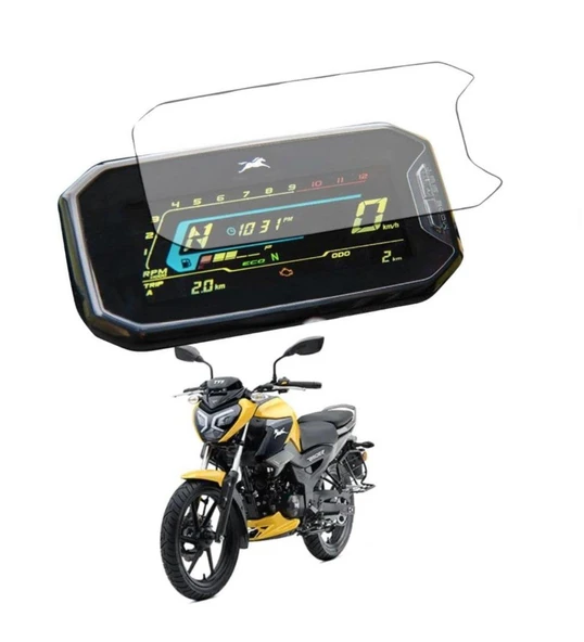 TVS Raider 125 Gösterge Uyumlu ŞEFFAF Nano Ekran Koruyucu