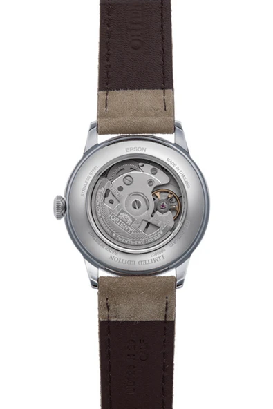 Orient RA-AC0M12L30B Limited Edition Kurmalı Otomatik Deri Kahveengi Mavi Kadran 38 mm Erkek Kol Saati - 4