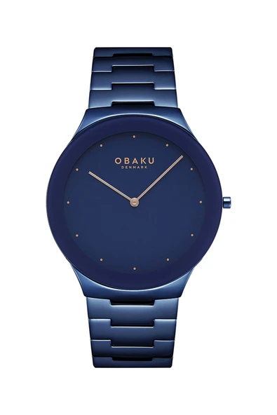 Obaku Denmark V290GXLLSL Quartz Safir Kristal 42 mm Erkek Kol Saati - 7