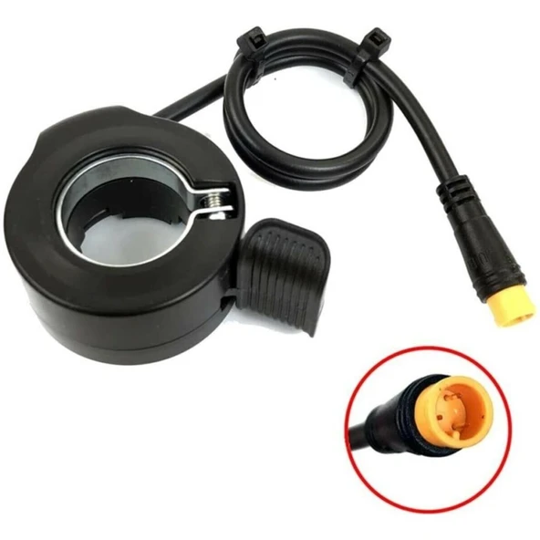 Hsgl E-bike Elektrikli Bisiklet Güç Kolu Gaz Kolu  3pin 50cm kablo gms1119-11