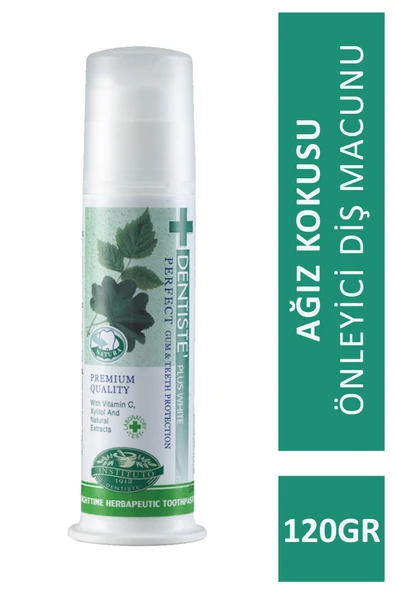 Dentiste Plus Dentiste Nighttime Herbapeutic Ağız Kokusu Önleyici Pompalı Diş Macunu 120 gr