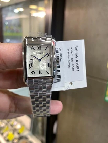 Seiko SWR083P Quartz Çelik Gri Beyaz Kadran 22 mm Kadın Kol Saati - 6
