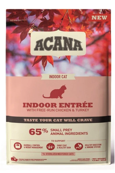 ACANA Indoor Entree Sterilised Yetişkin Kedi Maması 4,5kg