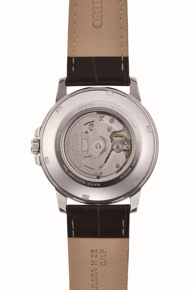 Orient RA-AA0C06E39B Kurmalı Otomatik Deri Kahverengi Yeşil Kadran 42 mm Erkek Kol Saati - 2