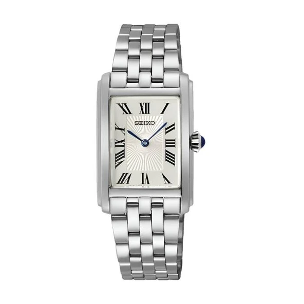 Seiko SWR083P Quartz Çelik Gri Beyaz Kadran 22 mm Kadın Kol Saati - 5