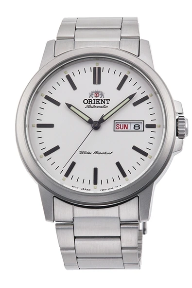 Orient RA-AA0C03S39B Otomatik Çelik Gri Beyaz Kadran Kristal Cam 42 mm Erkek Kol Saati